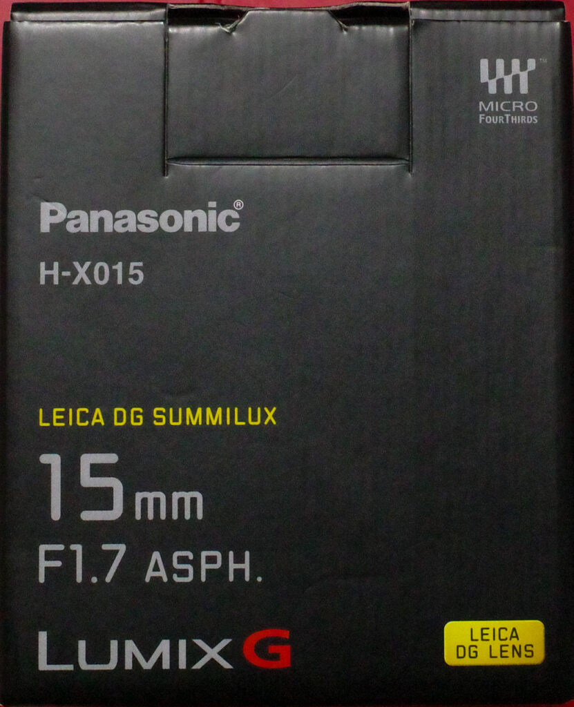 LEICA DG SUMMILUX 15mm F1.7 ASPH 