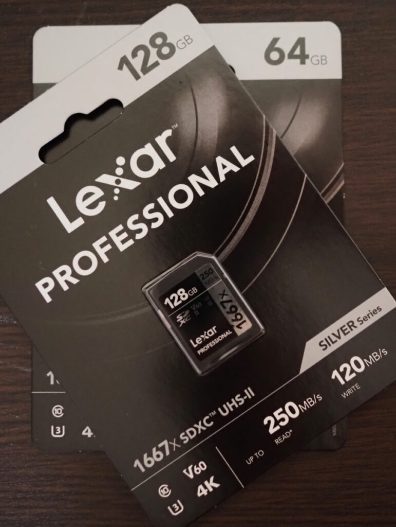 Lexar Professional 1667x UHS-II SDカード