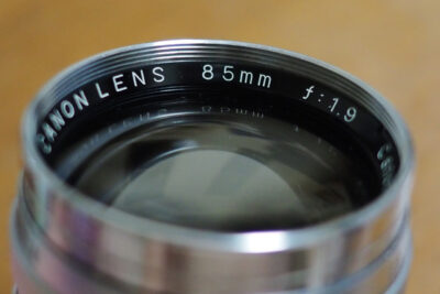 CANON LENS 85mm f1.9 ライカLスクリューマウントを買った