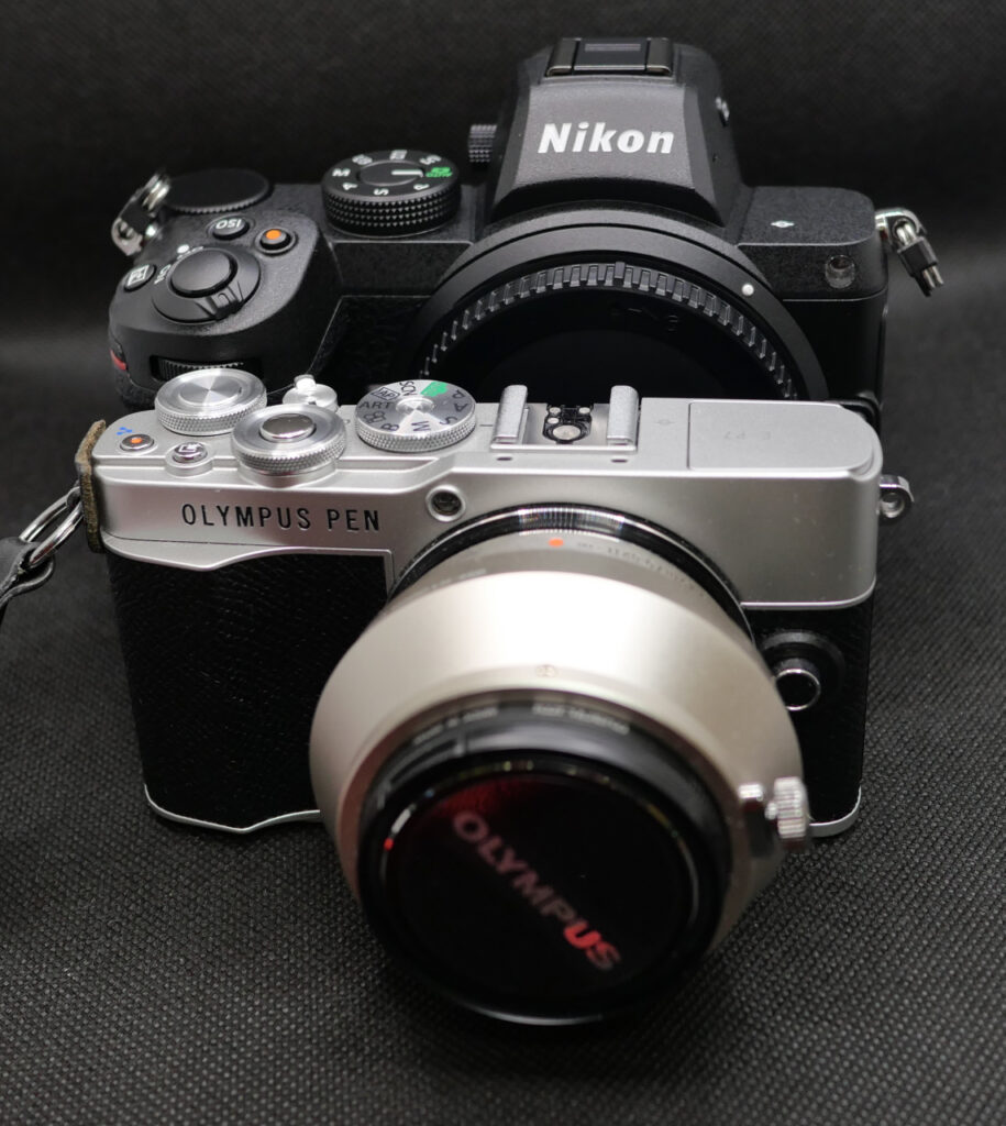 Nikon Z5 と オリンパス PEN E-P7との比較