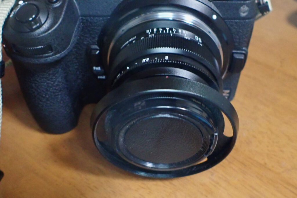 TTArtisan 50mm f2 nikonzマウント 純正フード付 - レンズ(単焦点)