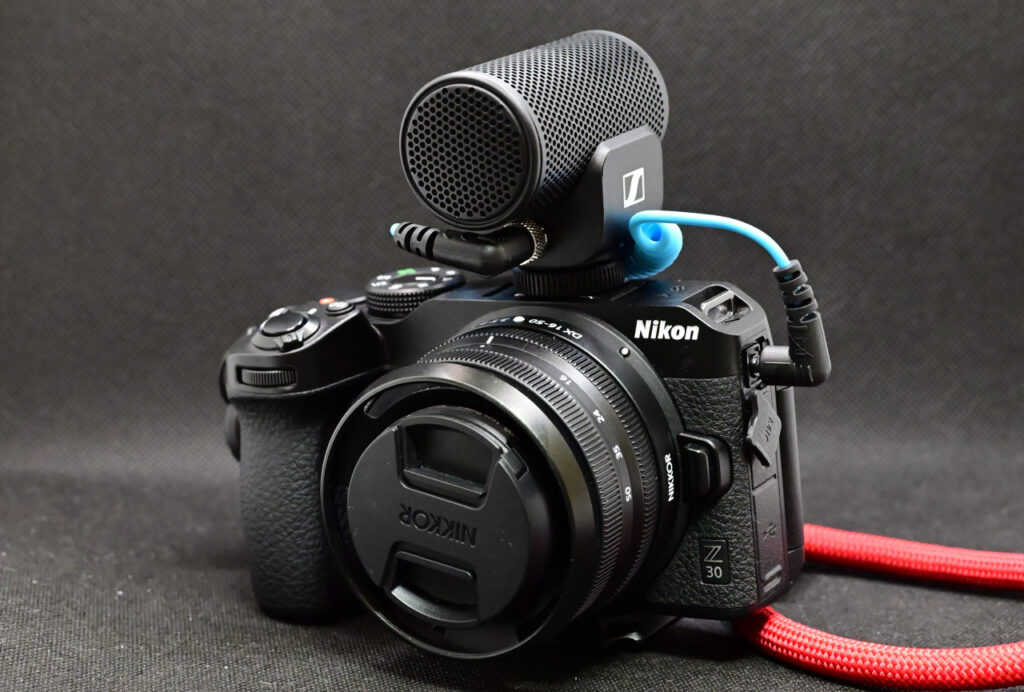 Nikon Z30とゼンハイザー SENHEISER MKE 200　マイク