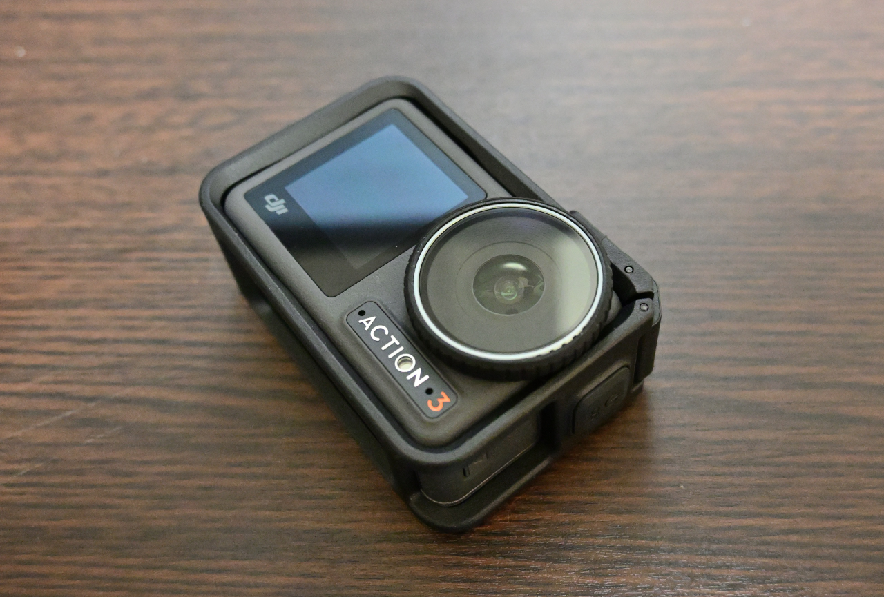 DJI OSMO ACTION3に37mm 可変NDフィルターを取り付ける 改造