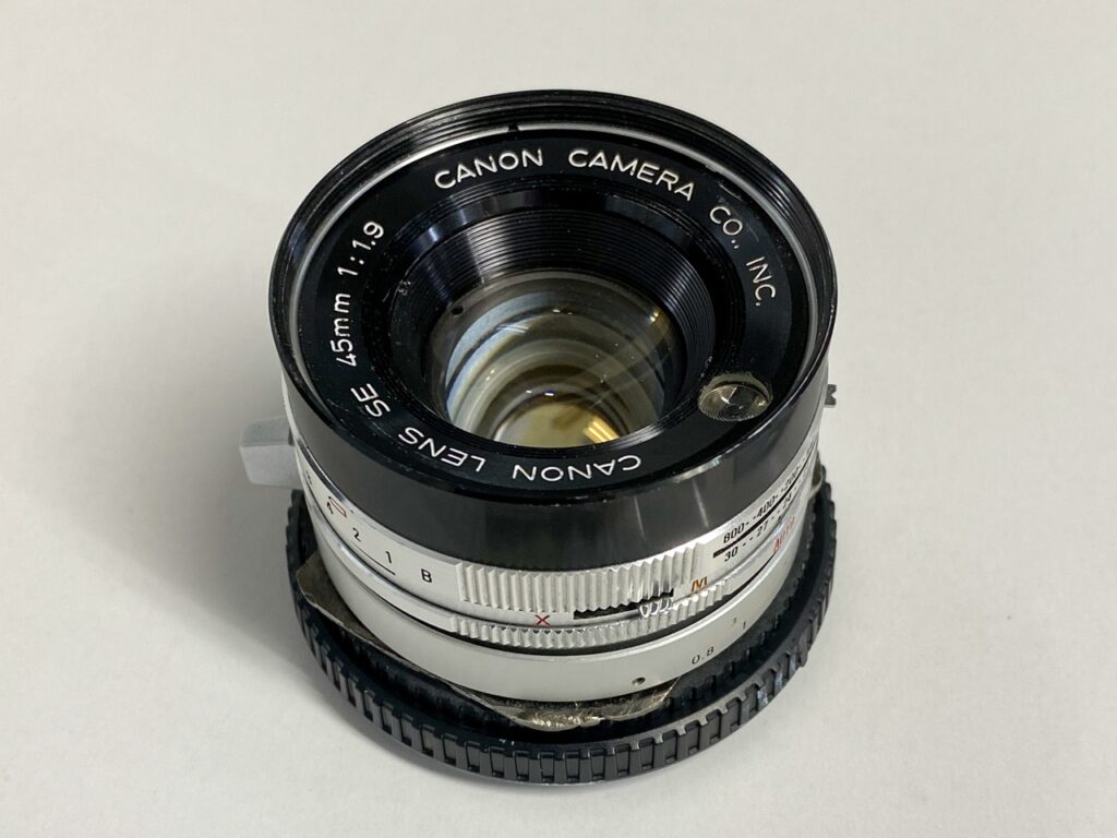 Canonet QL19 45mm f1.9 改造レンズ Zマウント