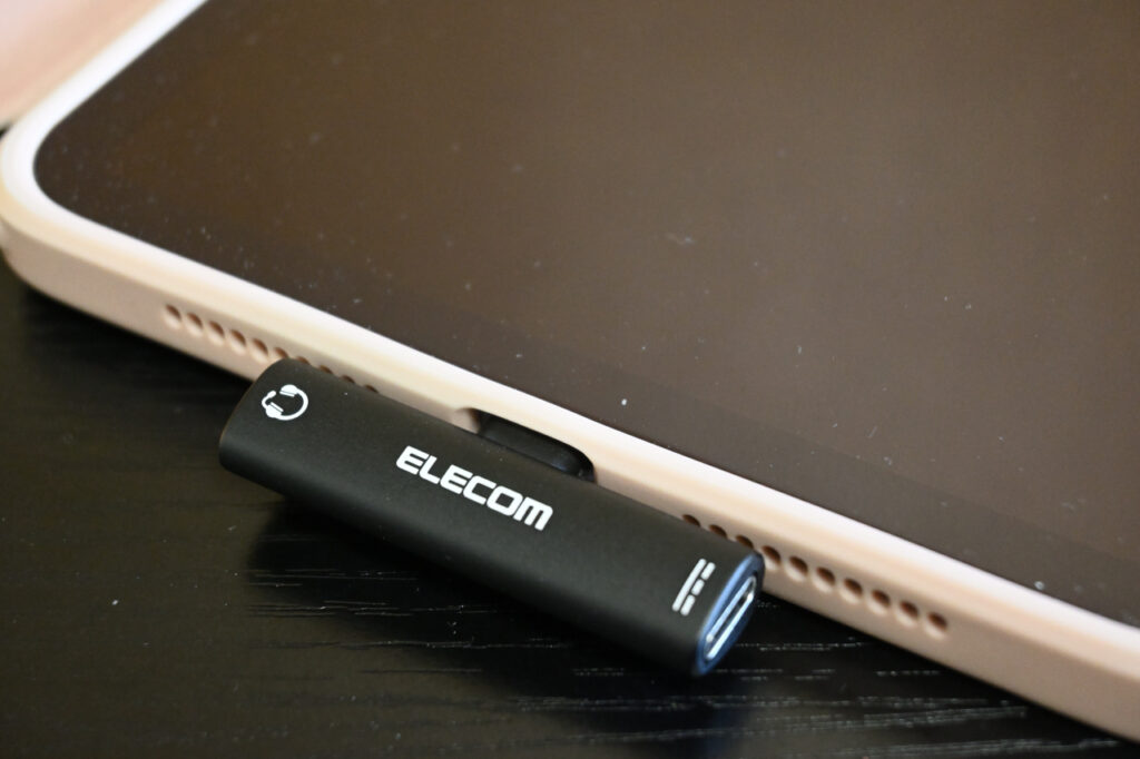 ELECOM MPA-C35PDBK USB Type-C to 3.5mm イヤホンアダプター
