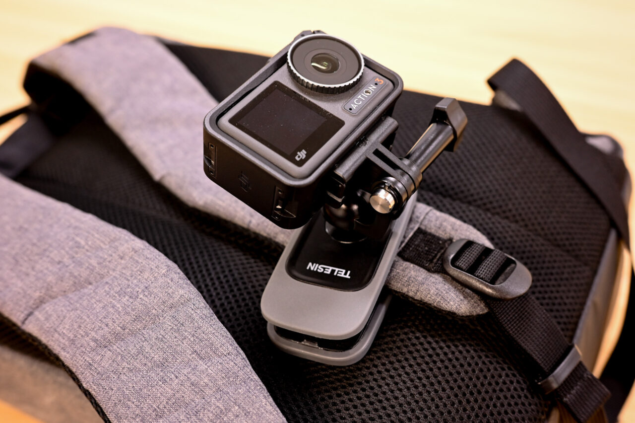 TELESIN Universal Backpack Clip アクションカメラ用クリップホルダー