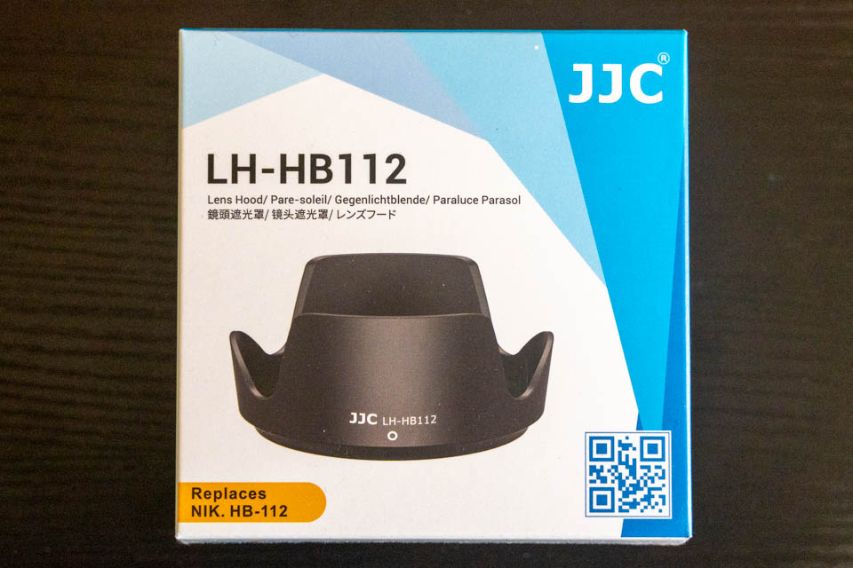 JJC LH-HB112 NIKON HB-112互換レンズフード（NIKKOR Z DX 12-28mm用） 