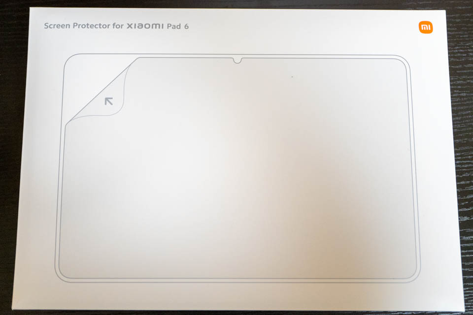 Xiaomi Pad6の純正ガラスフィルム