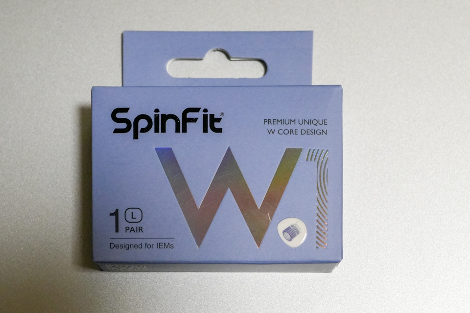 イヤーピース SpinFit W1パッケージ写真