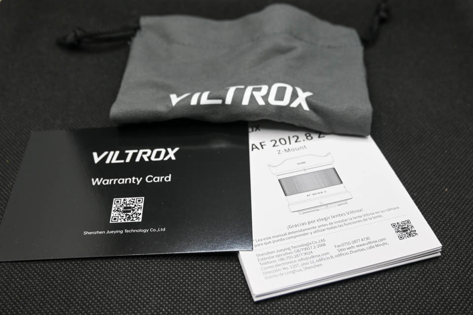 VILTROX AF 20mm F2.8 Z
