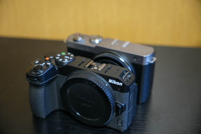 LUMIX S9とNikon Z30のサイズ比較