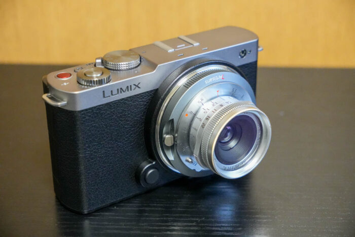 7Artisans LM-LマウントアダプターでLUMIX S9に取り付けたTTArtisan 28mm F5.6